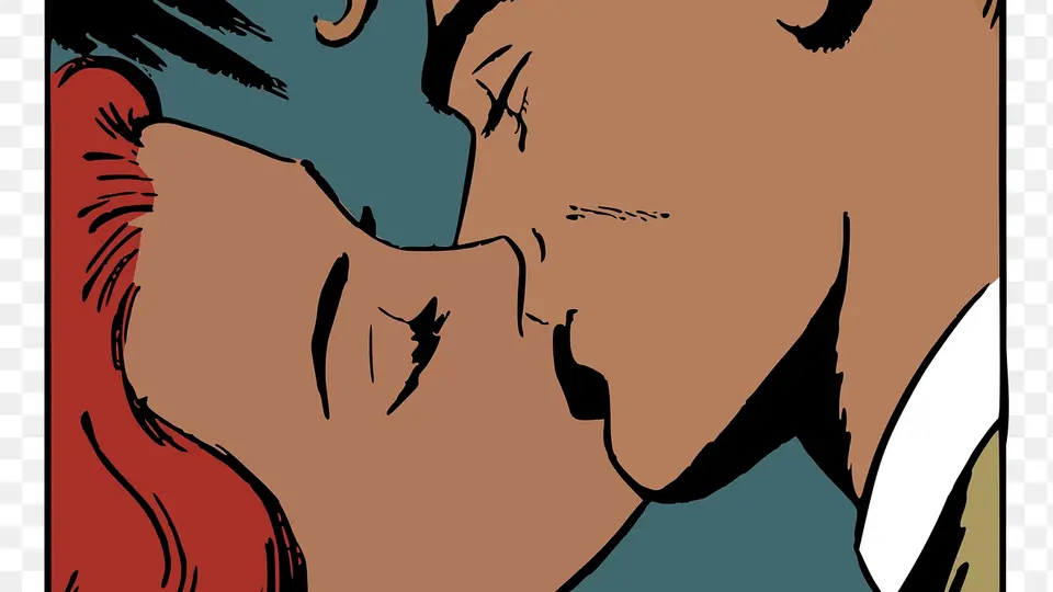 Sexdating Fyn: pop art-tegning af et kys